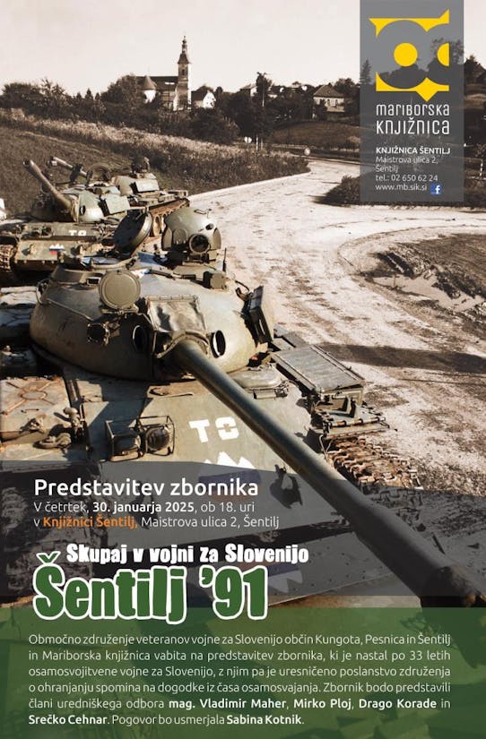 Predstavitev zbornika Skupaj v vojni za Slovenijo Šentilj '91